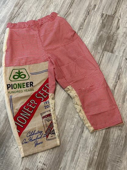 Upcycled Seed Bag RAE Barrel Pant